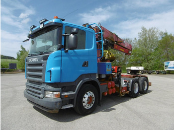 شاحنة قطع الأشجار, شاحنة كرين SCANIA R480 6x4 Langholz Loglift F251S Holzgreifer DOLL: صورة 4