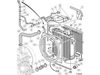 مبرد المحرك JOHN DEERE