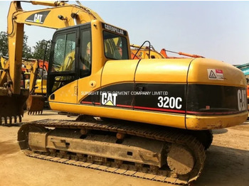 حفار زحاف Used Caterpillar 320c Crawler Excavator 20t Medium Size Cat 320b, 320c, 320d Excavator for Mining: صورة 3