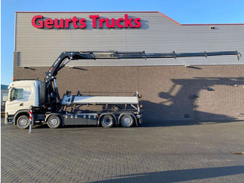 شاحنة ذات خطاف, شاحنة كرين Scania G500 NGS 8X2 MET 3 ZIJDIGE KABELSYSTEEM + HIAB 3: صورة 4