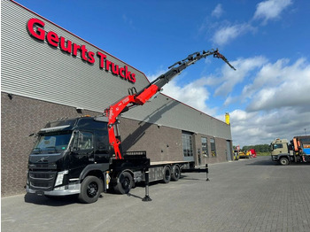 شاحنة كرين, شاحنات مسطحة Volvo FM 450 8X2 MET FASSI F99RA.2.28 XHE-DYNAMIC + JI: صورة 3