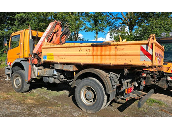 شاحنة قلاب, شاحنة كرين Mercedes Benz Atego Axor 1828 Allrad Kipper  Atlas Ladekran Hiab Palfinger Winterdienst Schneepflug Salzstreuer: صورة 3