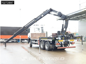 شاحنات مسطحة, شاحنة كرين Mercedes-Benz Arocs 2636 6X4 144 E-3 Hipro Remote Full Steel Euro 6: صورة 3