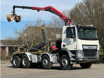 شاحنة ذات خطاف, شاحنة كرين DAF CF 440 FAD 8x4 !!Z-KRAAN/HAAK!! EURO6!!MANUEL!!2017!!ZERO-EMISSIE 01-01-2030!!: صورة 3