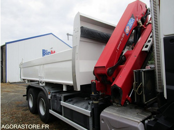 شاحنة Porteur bibenne grue Renault C380 - 2015 - 320 000km - TRES BON ETAT: صورة 3