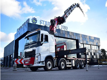 Volvo  FH 550 8x2 HMF 8520 FLY JIB Winch Crane Euro 6  Volvo  FH 550 8x2 HMF 8520 FLY JIB Winch Crane Euro 6: صورة 2