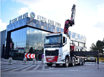 Volvo  FH 550 8x2 HMF 8520 FLY JIB Winch Crane Euro 6  Volvo  FH 550 8x2 HMF 8520 FLY JIB Winch Crane Euro 6: صورة 3