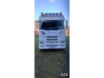 شاحنات مسطحة, شاحنة كرين Scania R500: صورة 2