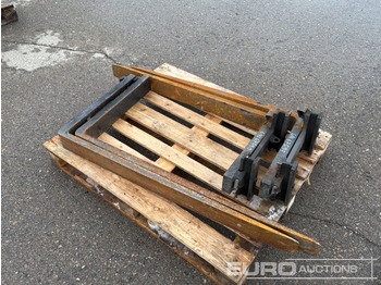 معدات البناء Pallet Forks 1200mm (4 of): صورة 4