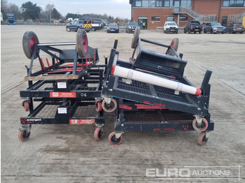 معدات البناء Armorgard Wheeled Pipe Racking (4 of), Spool Cart (2 of),: صورة 4