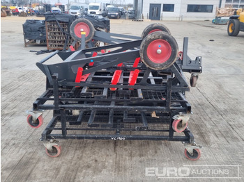 معدات البناء Armorgard Wheeled Pipe Racking (4 of), Spool Cart (2 of),: صورة 2