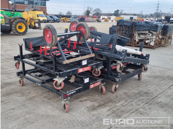 معدات البناء Armorgard Wheeled Pipe Racking (4 of), Spool Cart (2 of),: صورة 3