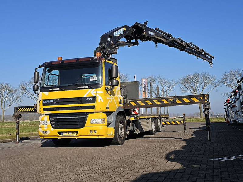 شاحنات مسطحة, شاحنة كرين DAF CF 85.410 6X2FAN EFFER 470 6S: صورة 1