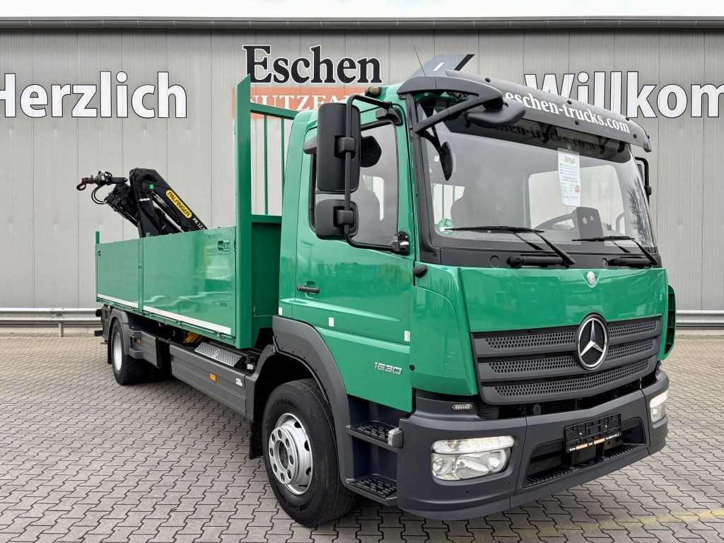 شاحنات مسطحة, شاحنة كرين Mercedes-Benz 1630|Palfinger PF 12501*FUNK*Spur&Bremsassistent: صورة 8