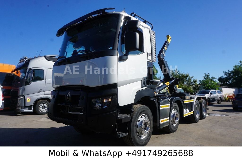 شاحنة ذات خطاف Renault C520 BB 8x4*Retarder/Hyva-26.55S-Schub/Kamera/AP: صورة 28