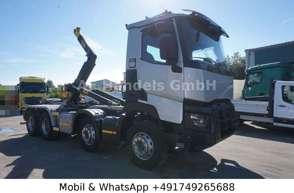 شاحنة ذات خطاف Renault C520 BB 8x4*Retarder/Hyva-26.55S-Schub/Kamera/AP: صورة 7