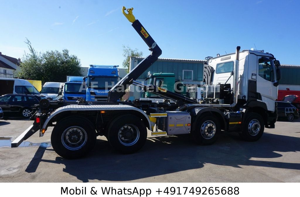 شاحنة ذات خطاف Renault C520 BB 8x4*Retarder/Hyva-26.55S-Schub/Kamera/AP: صورة 6