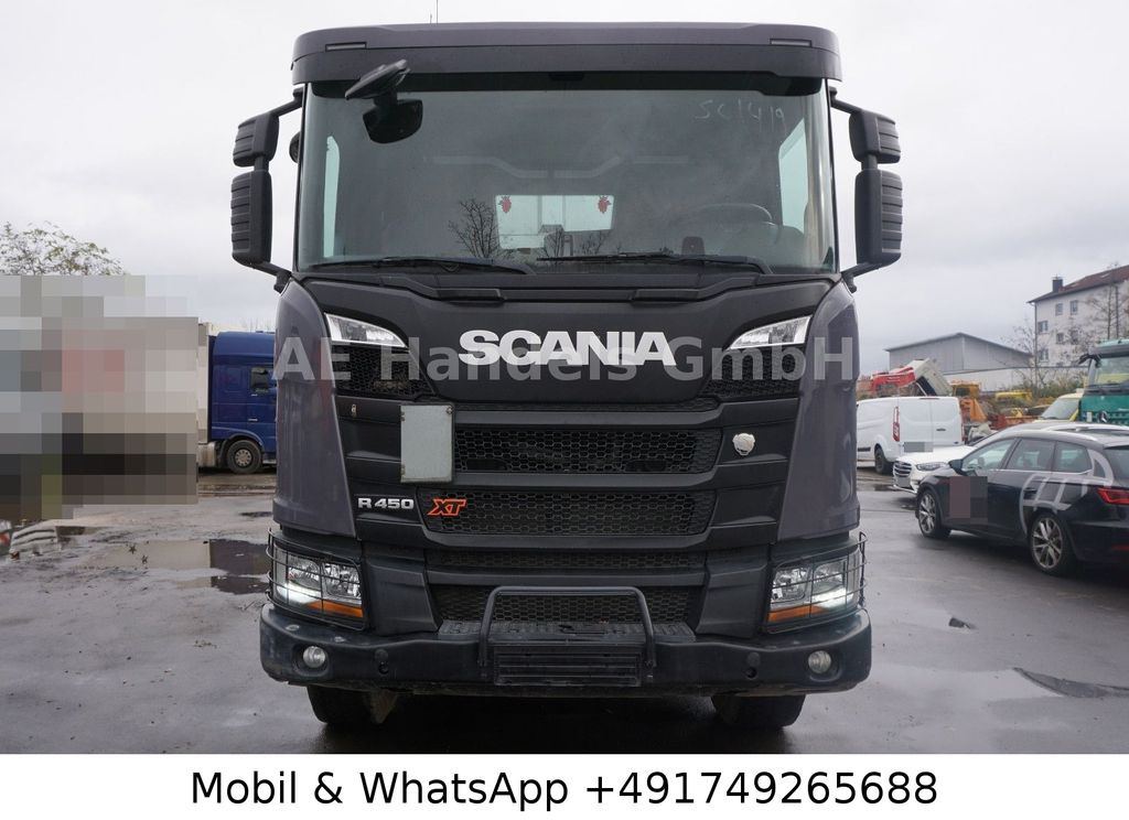 شاحنة قلاب Scania R450 BB 8x4 *MEILLER-14m³-E-Verdeck/Bordmatik/AP: صورة 7