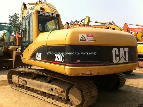 حفار زحاف Used Caterpillar 320c Crawler Excavator 20t Medium Size Cat 320b, 320c, 320d Excavator for Mining: صورة 6