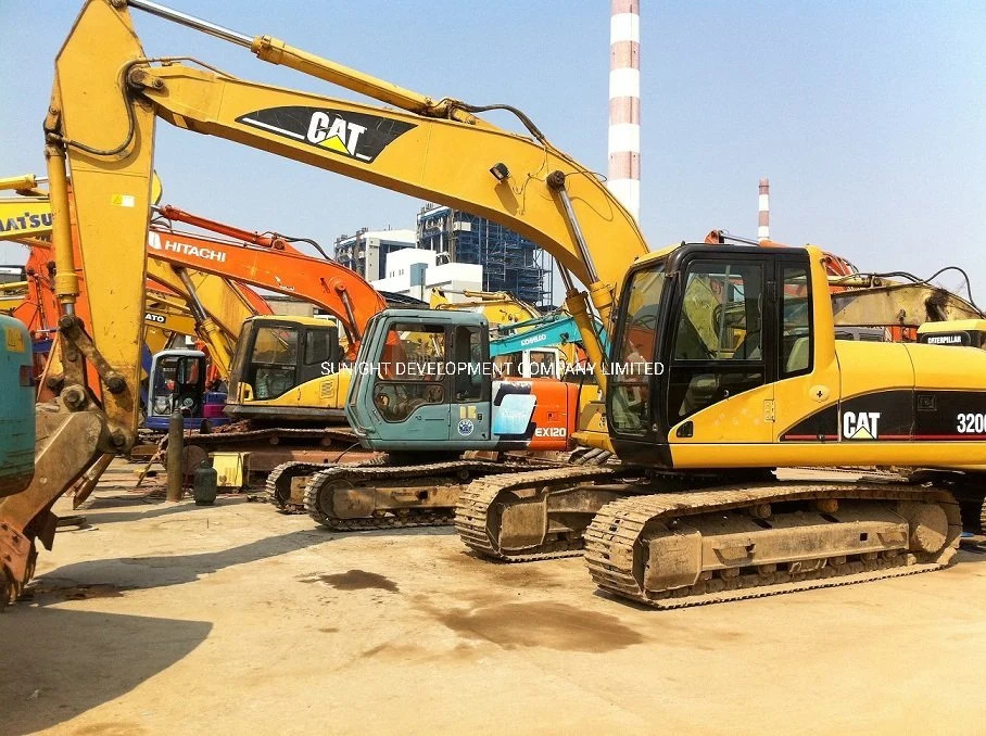 حفار زحاف Used Caterpillar 320c Crawler Excavator 20t Medium Size Cat 320b, 320c, 320d Excavator for Mining: صورة 12