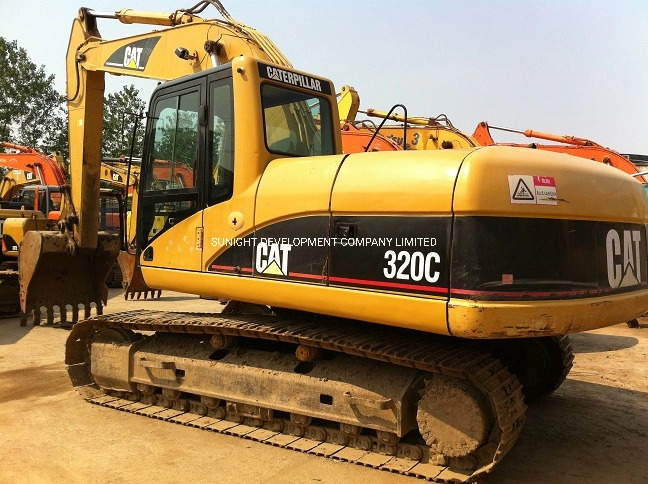 حفار زحاف Used Caterpillar 320c Crawler Excavator 20t Medium Size Cat 320b, 320c, 320d Excavator for Mining: صورة 9