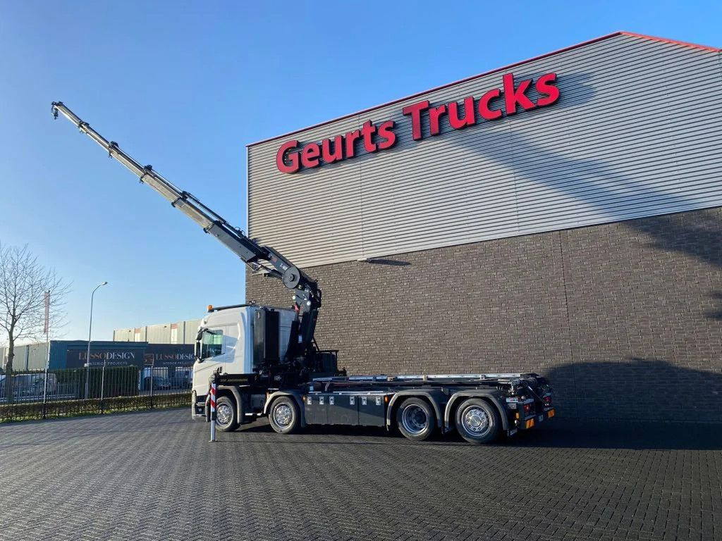 شاحنة ذات خطاف, شاحنة كرين Scania G500 NGS 8X2 MET 3 ZIJDIGE KABELSYSTEEM + HIAB 3: صورة 12