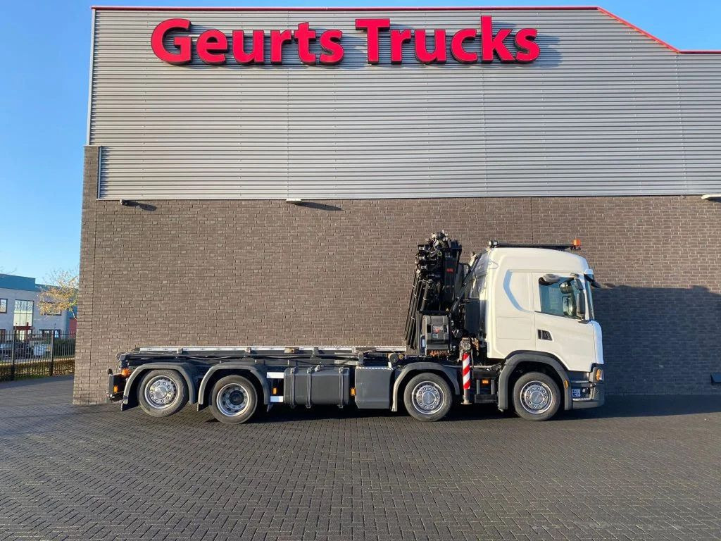 شاحنة ذات خطاف, شاحنة كرين Scania G500 NGS 8X2 MET 3 ZIJDIGE KABELSYSTEEM + HIAB 3: صورة 16