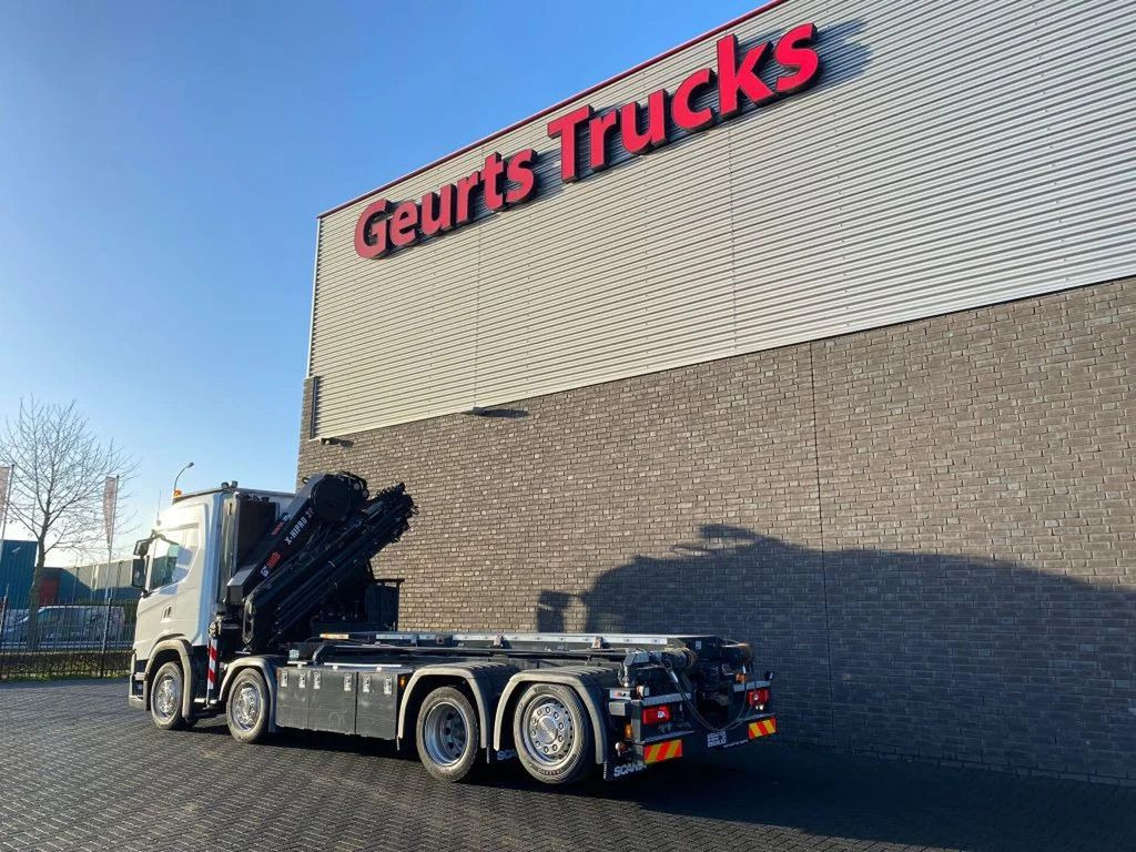 شاحنة ذات خطاف, شاحنة كرين Scania G500 NGS 8X2 MET 3 ZIJDIGE KABELSYSTEEM + HIAB 3: صورة 15