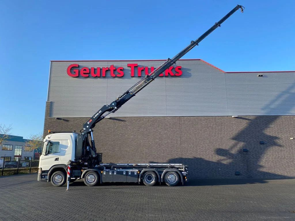 شاحنة ذات خطاف, شاحنة كرين Scania G500 NGS 8X2 MET 3 ZIJDIGE KABELSYSTEEM + HIAB 3: صورة 9