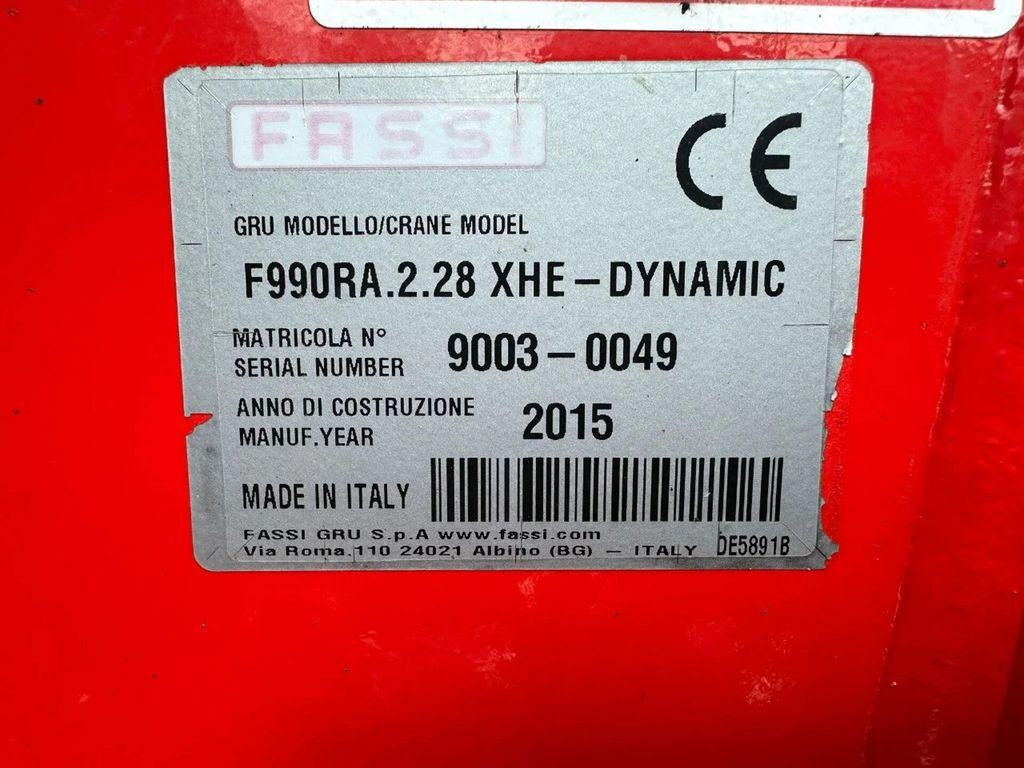 شاحنة كرين, شاحنات مسطحة Volvo FM 450 8X2 MET FASSI F99RA.2.28 XHE-DYNAMIC + JI: صورة 20