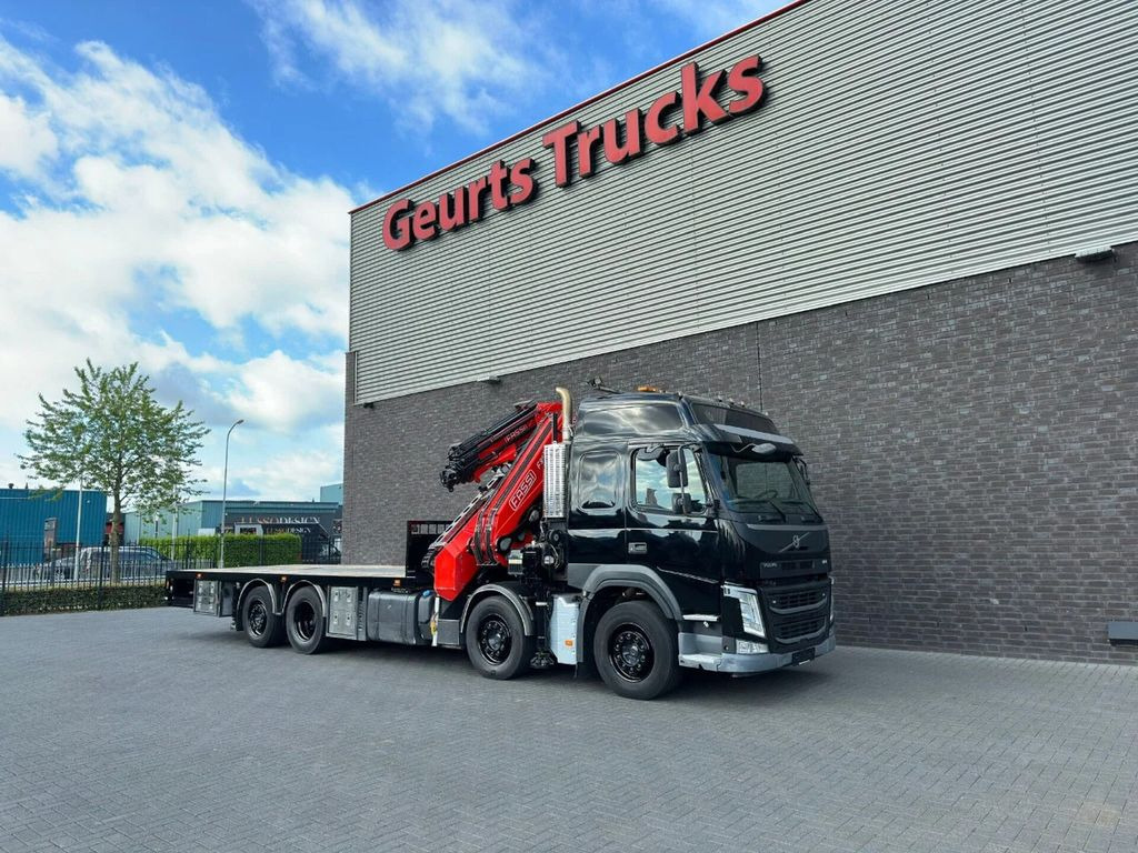 شاحنة كرين, شاحنات مسطحة Volvo FM 450 8X2 MET FASSI F99RA.2.28 XHE-DYNAMIC + JI: صورة 14