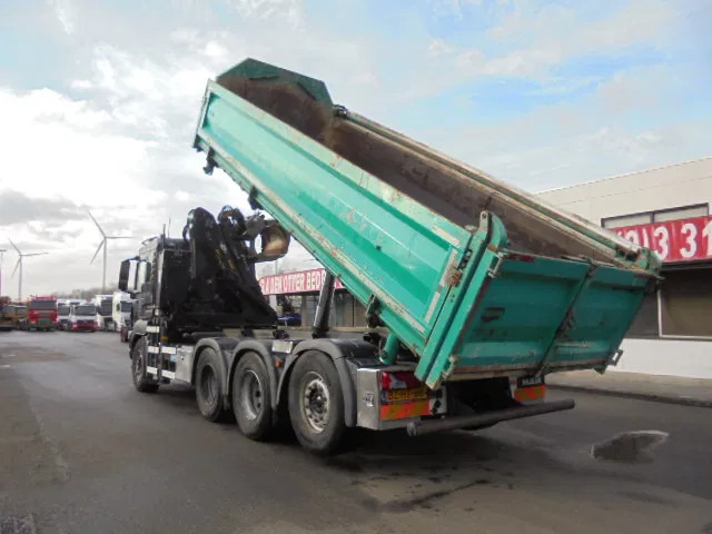 شاحنة قلاب, شاحنة كرين MAN TGS 35.440 8X4 TRIPLE NL TRUCK: صورة 9