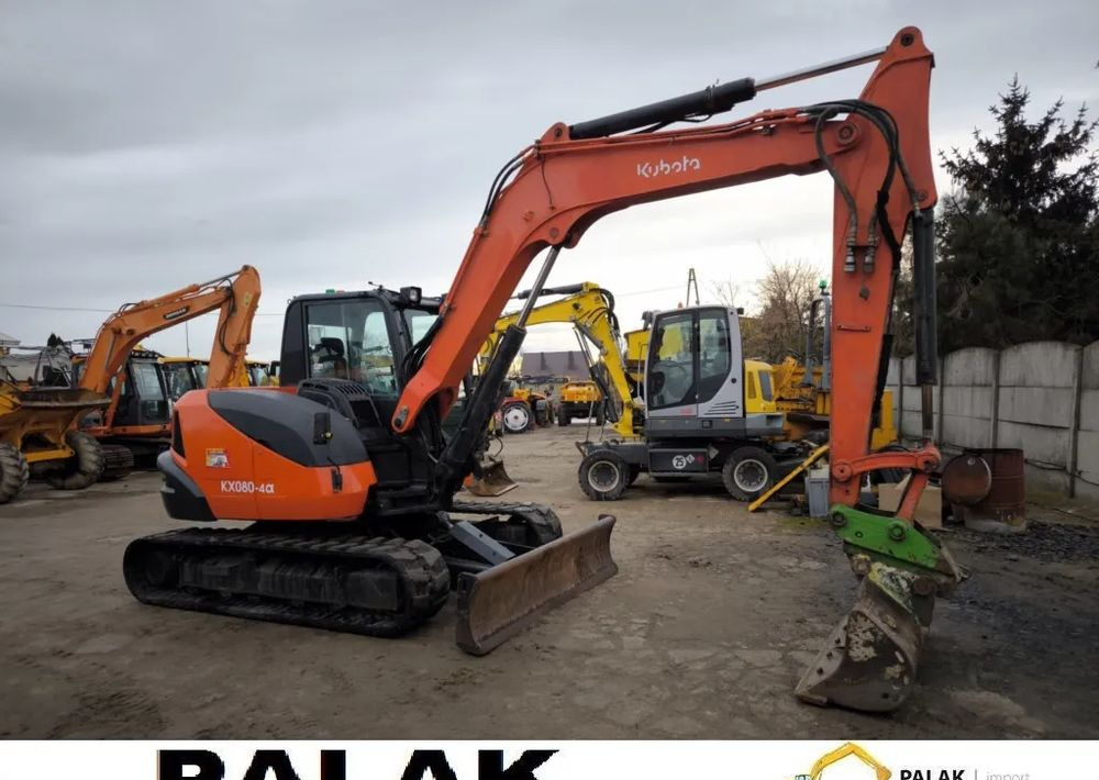 Kubota Mini koparka  KUBOTA  KX080 -4  ,2018 rok Kubota Mini koparka  KUBOTA  KX080 -4  ,2018 rok: صورة 9