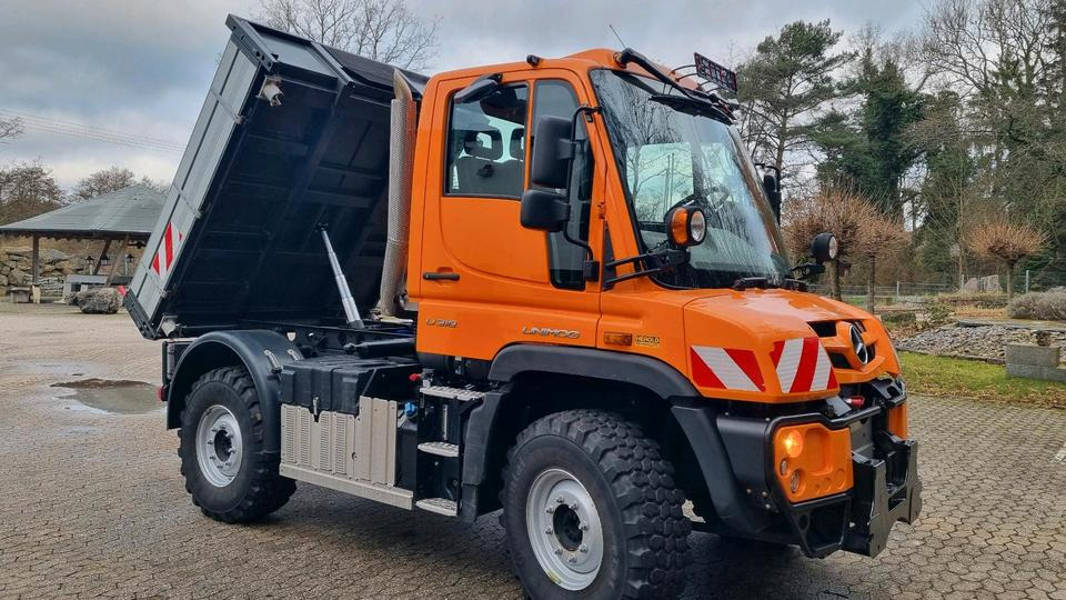 شاحنة قلاب, آلية المنفعة/ مركبة خاصة Unimog 318 EAS 662 Std. 12020km Mercedes Benz U318 Kipper U 405 323 423 430 530 427: صورة 6