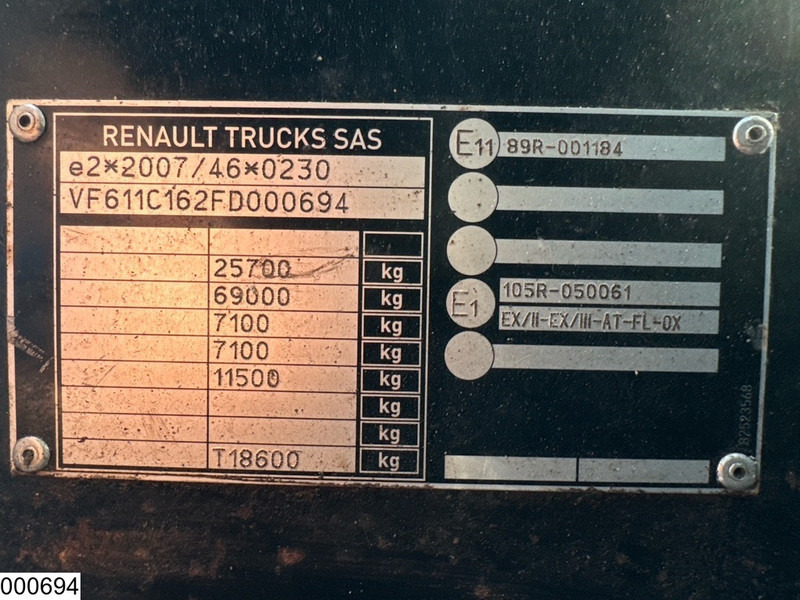 Renault T 460 RHD, EURO 6, ADR, Compressor Renault T 460 RHD, EURO 6, ADR, Compressor: صورة 10