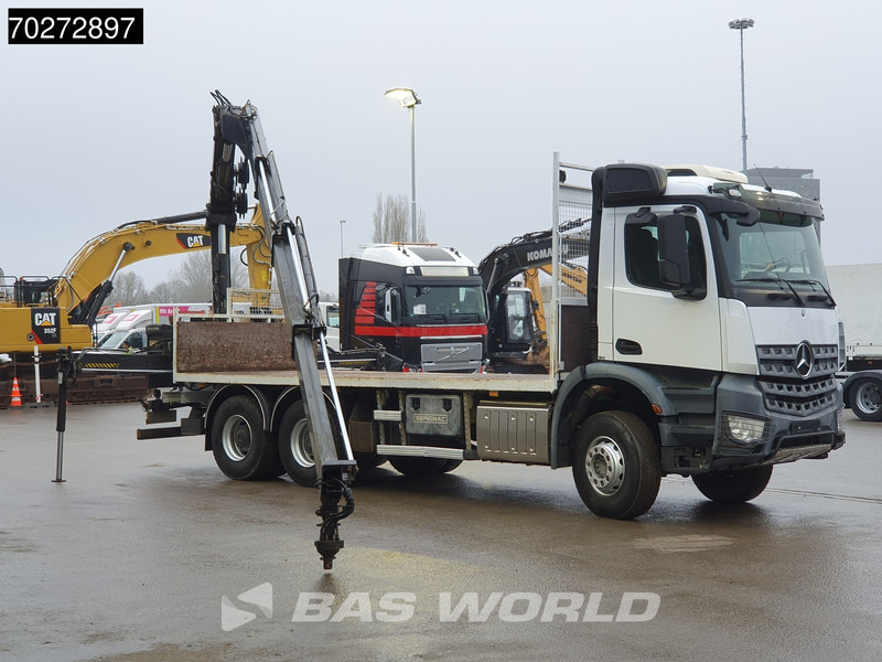 شاحنات مسطحة, شاحنة كرين Mercedes-Benz Arocs 2636 6X4 144 E-3 Hipro Remote Full Steel Euro 6: صورة 10