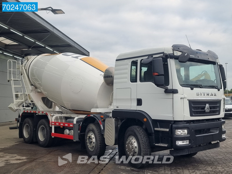 جديدة شاحنة خلاطة خرسانة Sitrak G5.350 8X4 NEW! 8m3 Liebherr Mixer Steel suspension: صورة 7