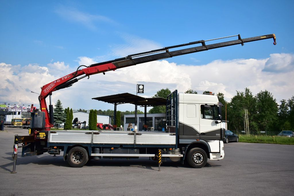 شاحنة كرين, شاحنات مسطحة DAF XF 105.410 4x2 FASSI F 190 Trailer: صورة 8