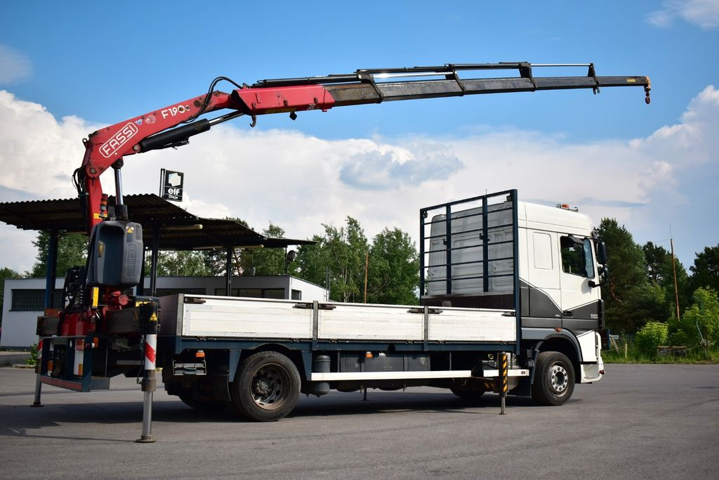 شاحنة كرين, شاحنات مسطحة DAF XF 105.410 4x2 FASSI F 190 Trailer: صورة 9