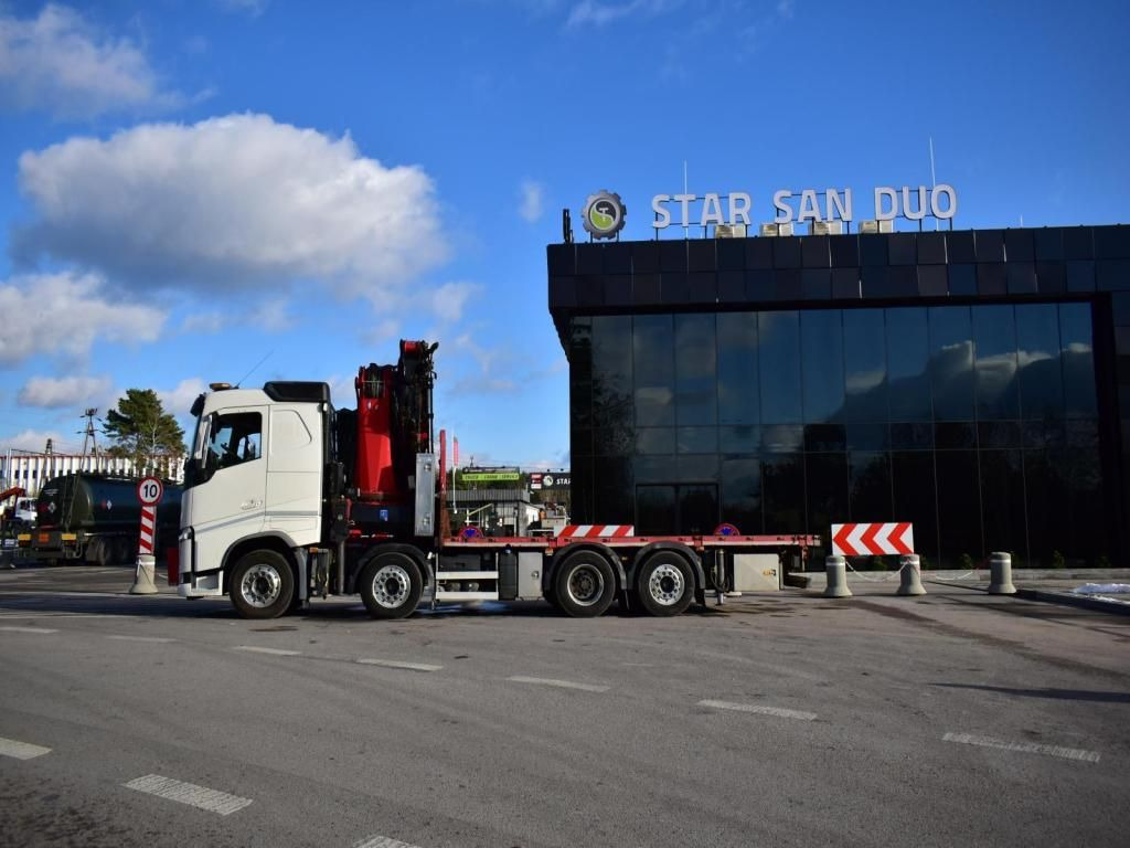 Volvo  FH 550 8x2 HMF 8520 FLY JIB Winch Crane Euro 6  Volvo  FH 550 8x2 HMF 8520 FLY JIB Winch Crane Euro 6: صورة 14