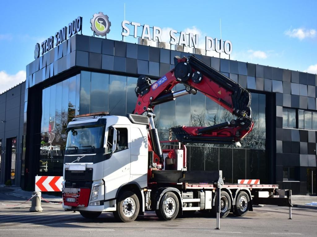 Volvo  FH 550 8x2 HMF 8520 FLY JIB Winch Crane Euro 6  Volvo  FH 550 8x2 HMF 8520 FLY JIB Winch Crane Euro 6: صورة 12