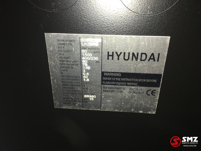 جديدة مجموعة المولدات Hyundai Stroomgroep Hyundai 100KVA HHDD100: صورة 9