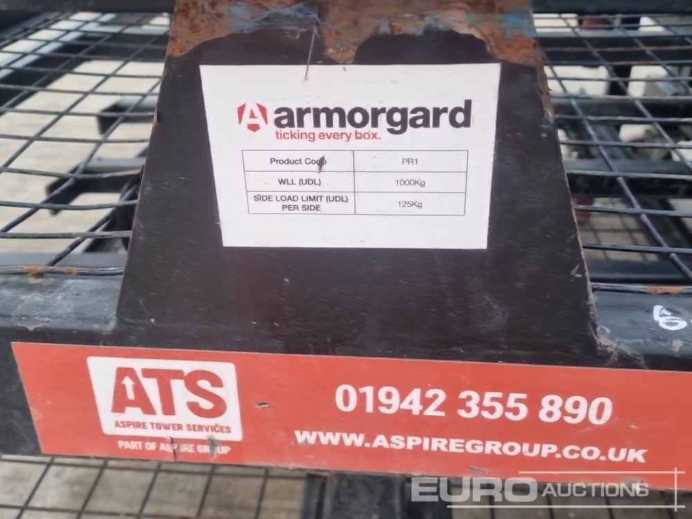 معدات البناء Armorgard Wheeled Pipe Racking (4 of), Spool Cart (2 of),: صورة 14