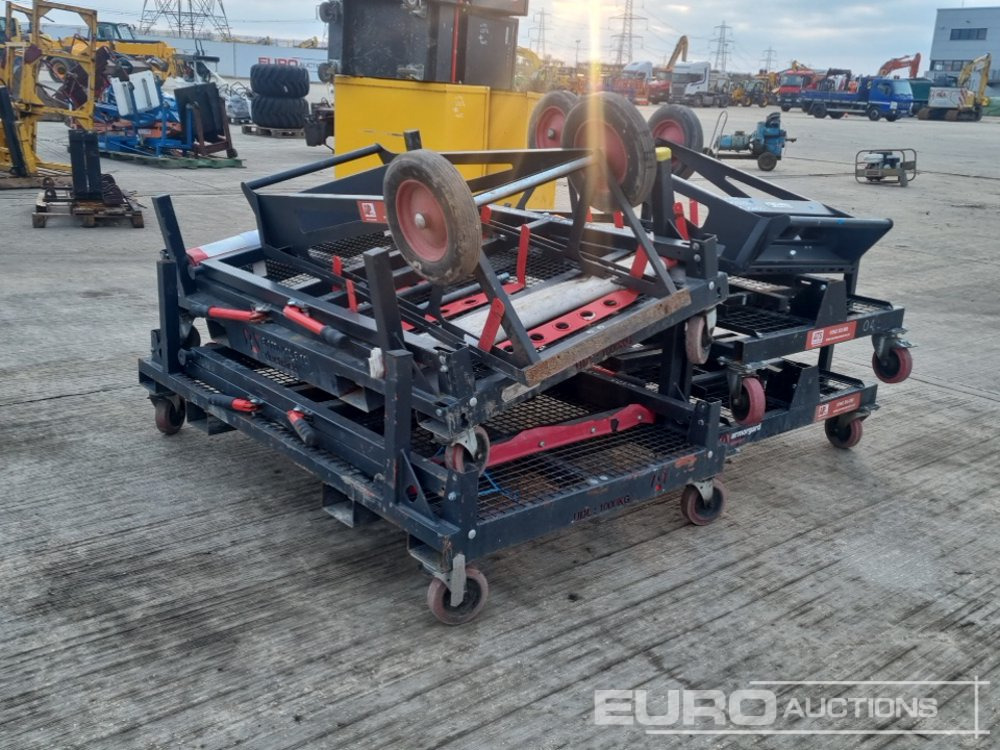 معدات البناء Armorgard Wheeled Pipe Racking (4 of), Spool Cart (2 of),: صورة 7