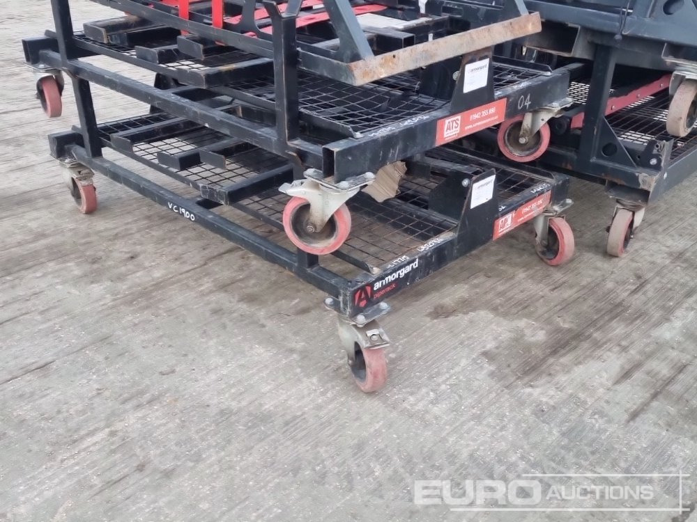 معدات البناء Armorgard Wheeled Pipe Racking (4 of), Spool Cart (2 of),: صورة 11