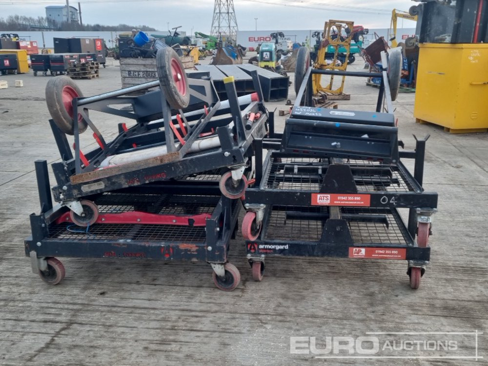 معدات البناء Armorgard Wheeled Pipe Racking (4 of), Spool Cart (2 of),: صورة 8